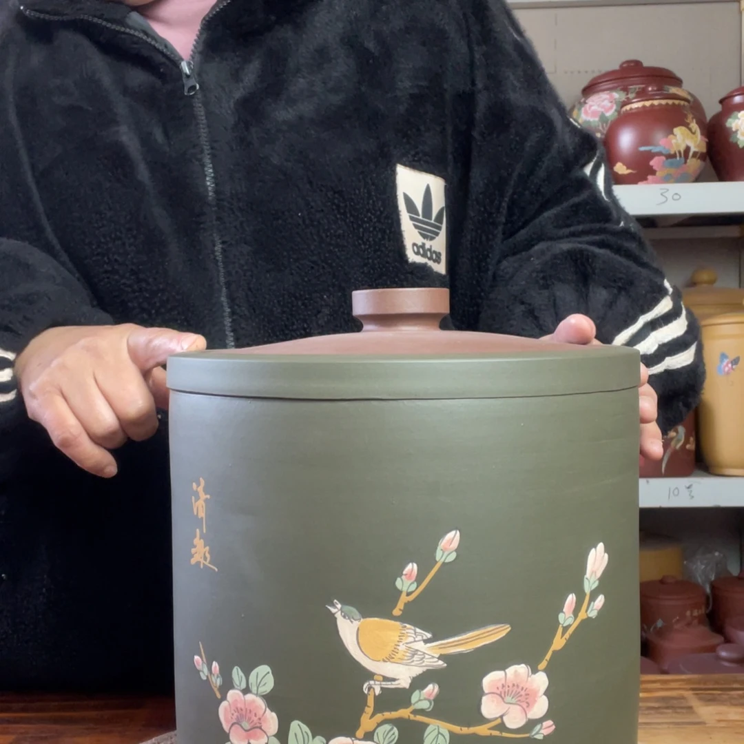 紫砂茶叶罐今天晚上