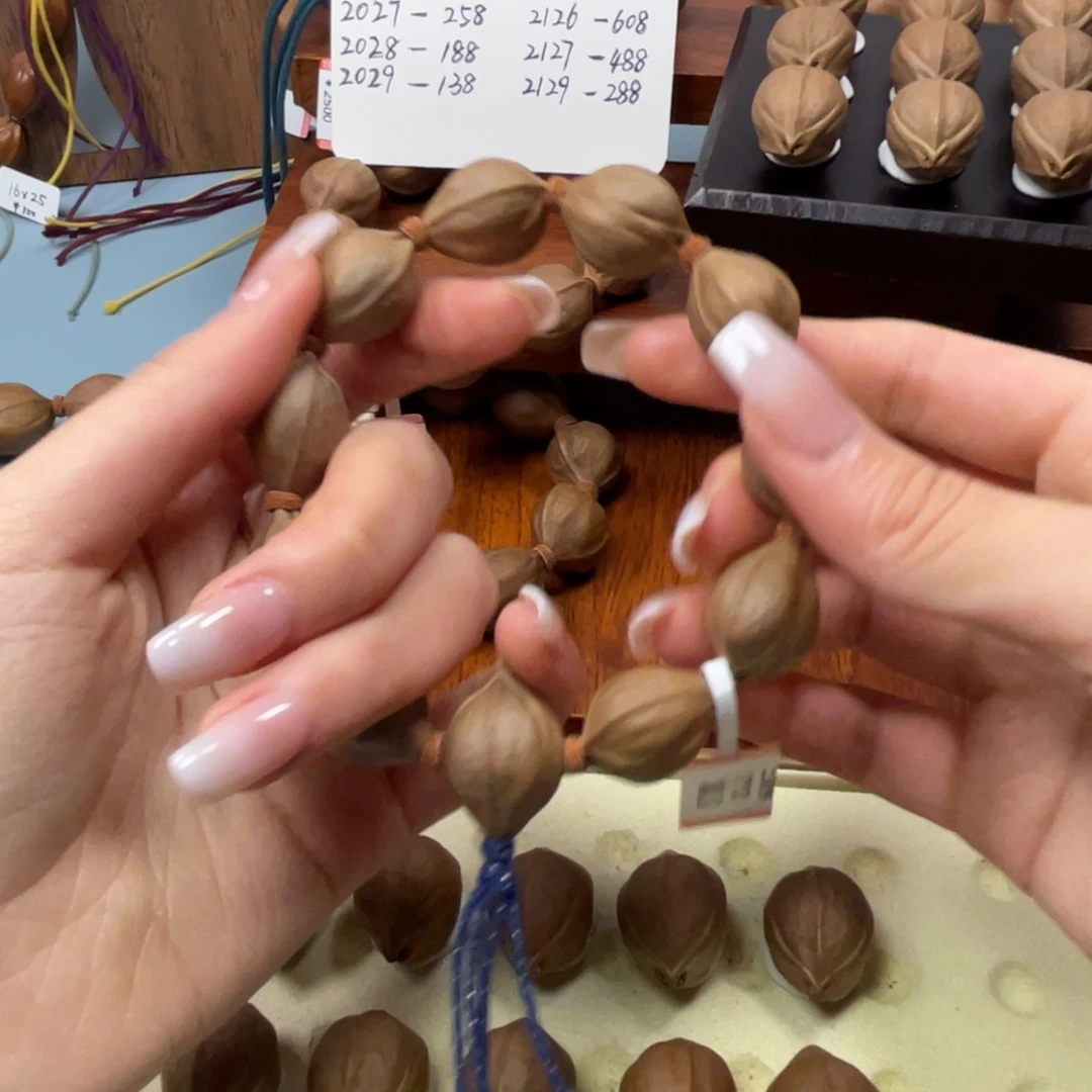 @***明手串/手链橄榄核1723梅林铁核