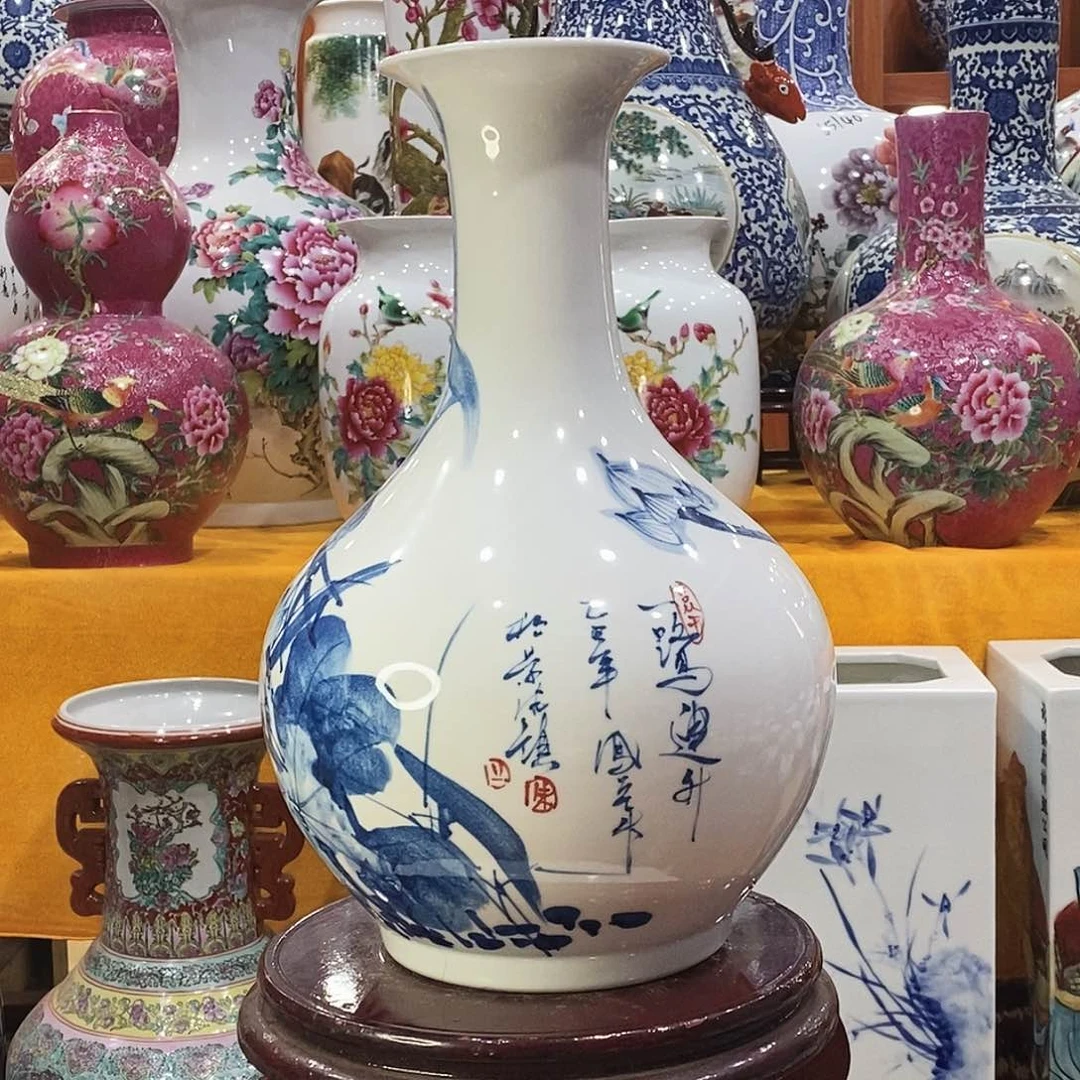 摆件板****7景德镇陶瓷赏瓶