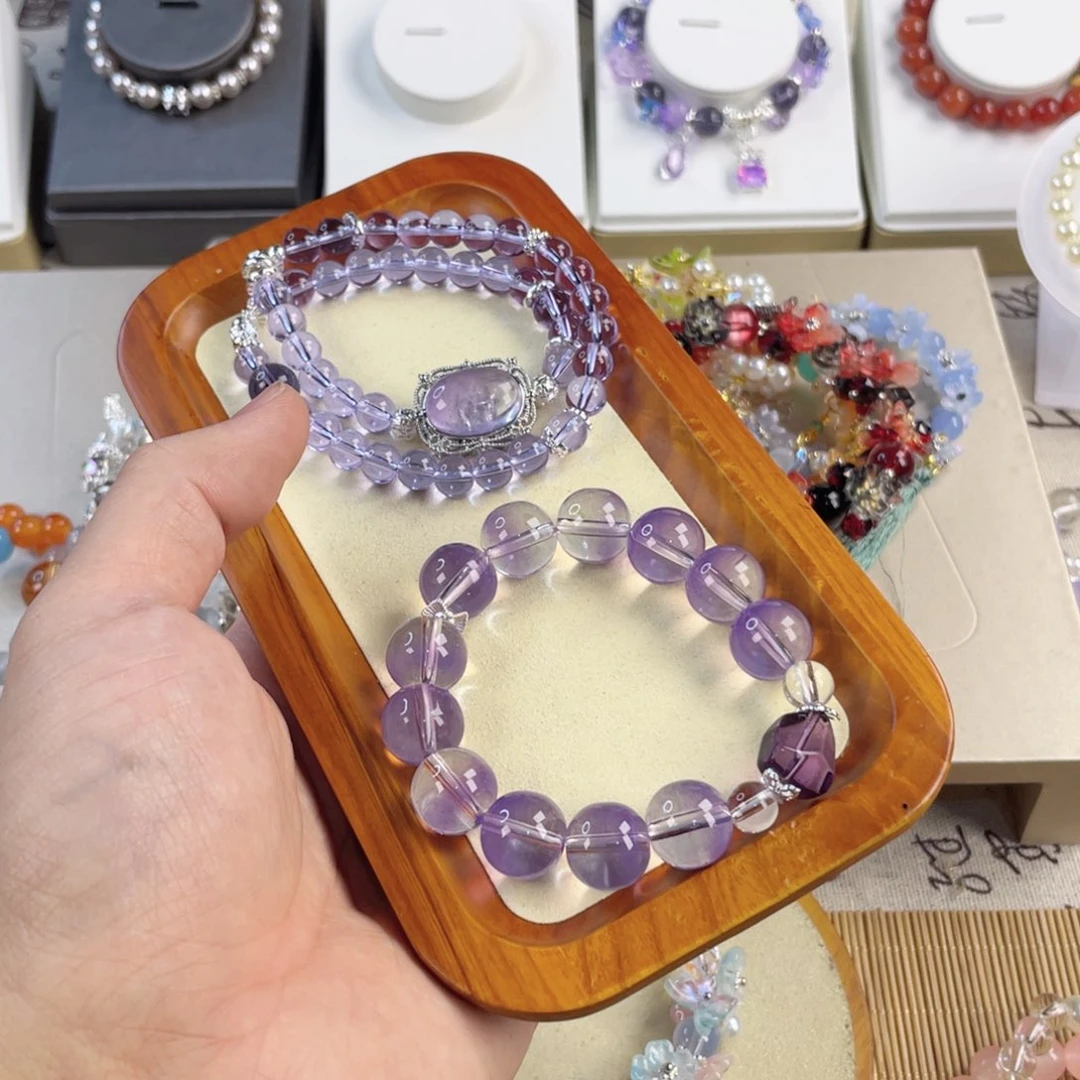 针钠钙石手饰银S925镀金镶嵌