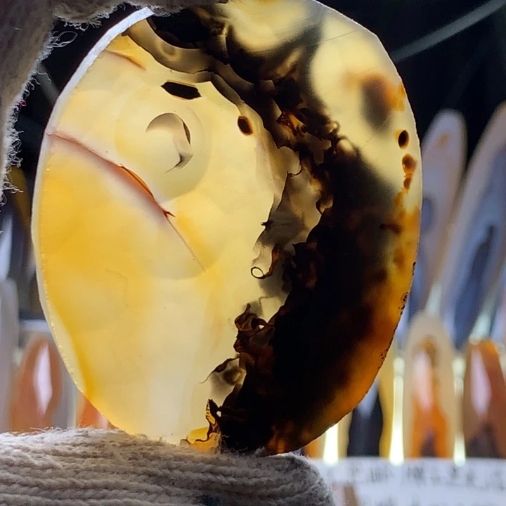 玛瑙/玉髓颈饰未镶嵌61有瑕