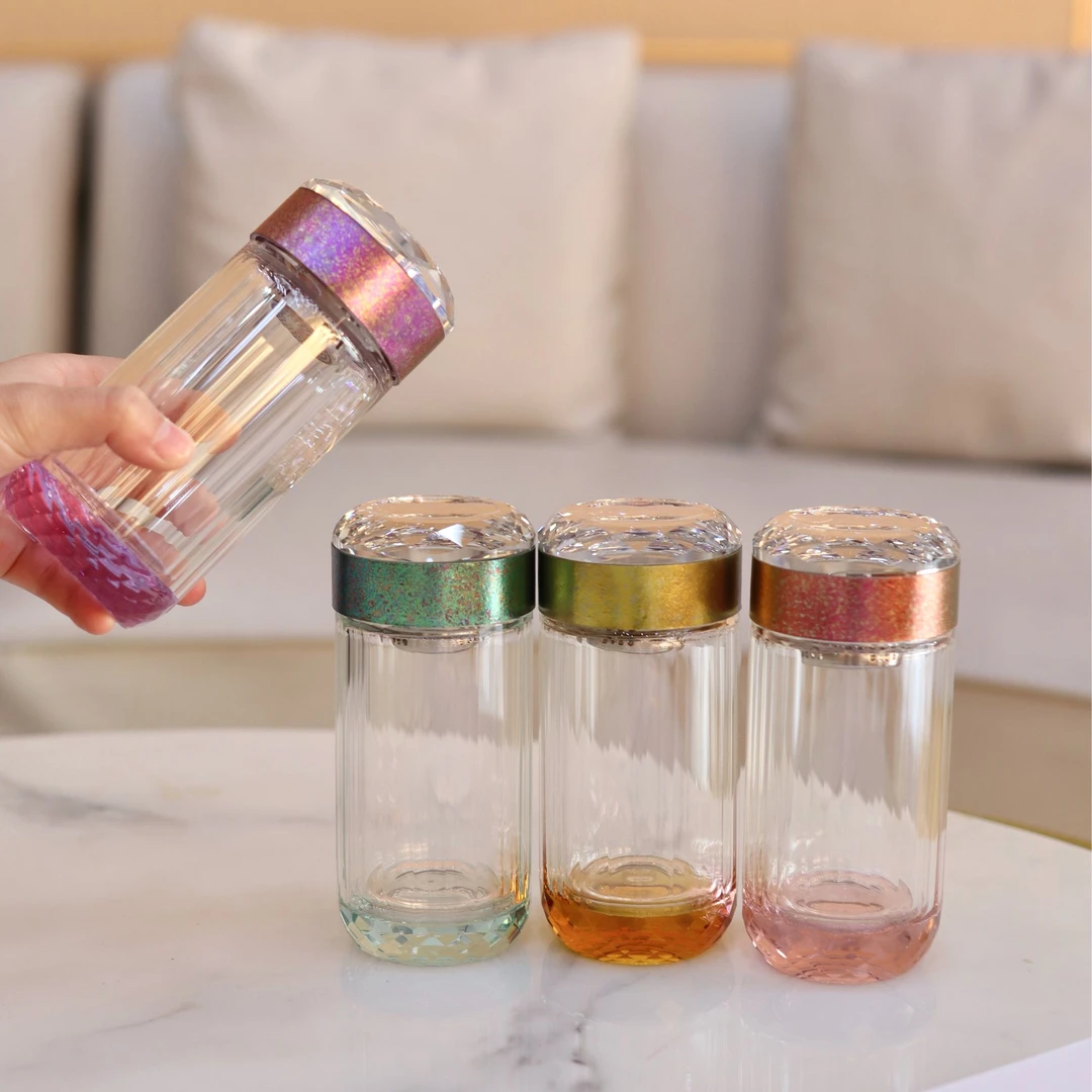 水晶钛保温杯水杯