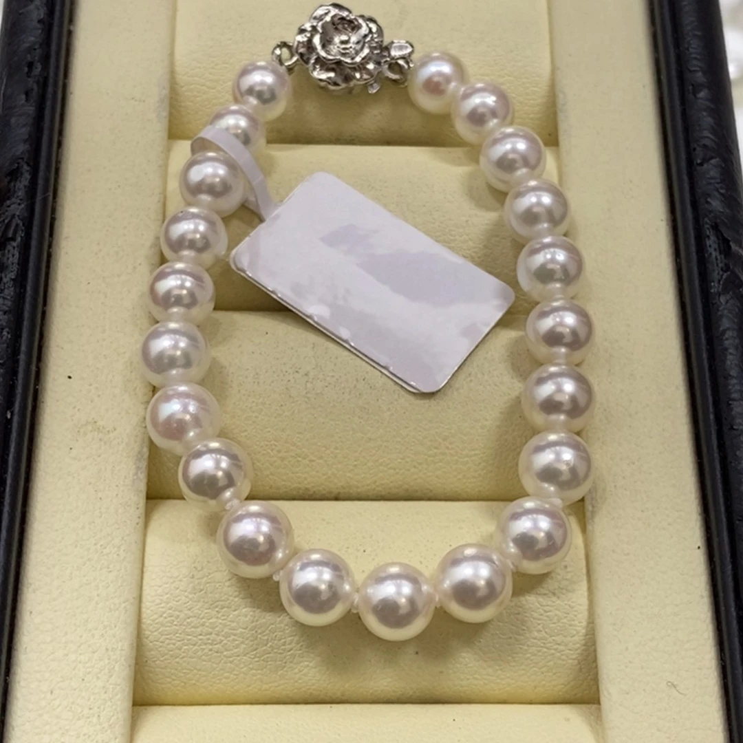 颈饰未镶嵌海水珍珠akoya手链6.5-7m m