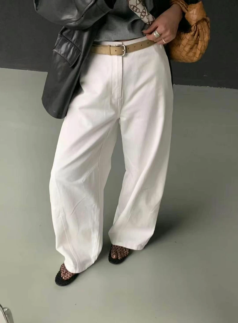 LIS&Az-有点韩分割牛仔裤 Th2909