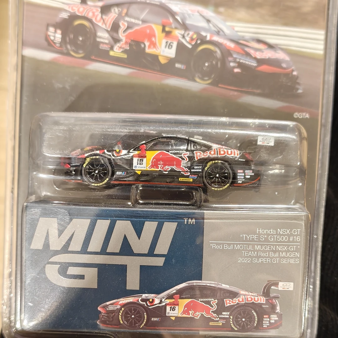 MINIGT 本田NSX-GT Type S GT500 红牛涂装，2022 SUPER GT挂卡