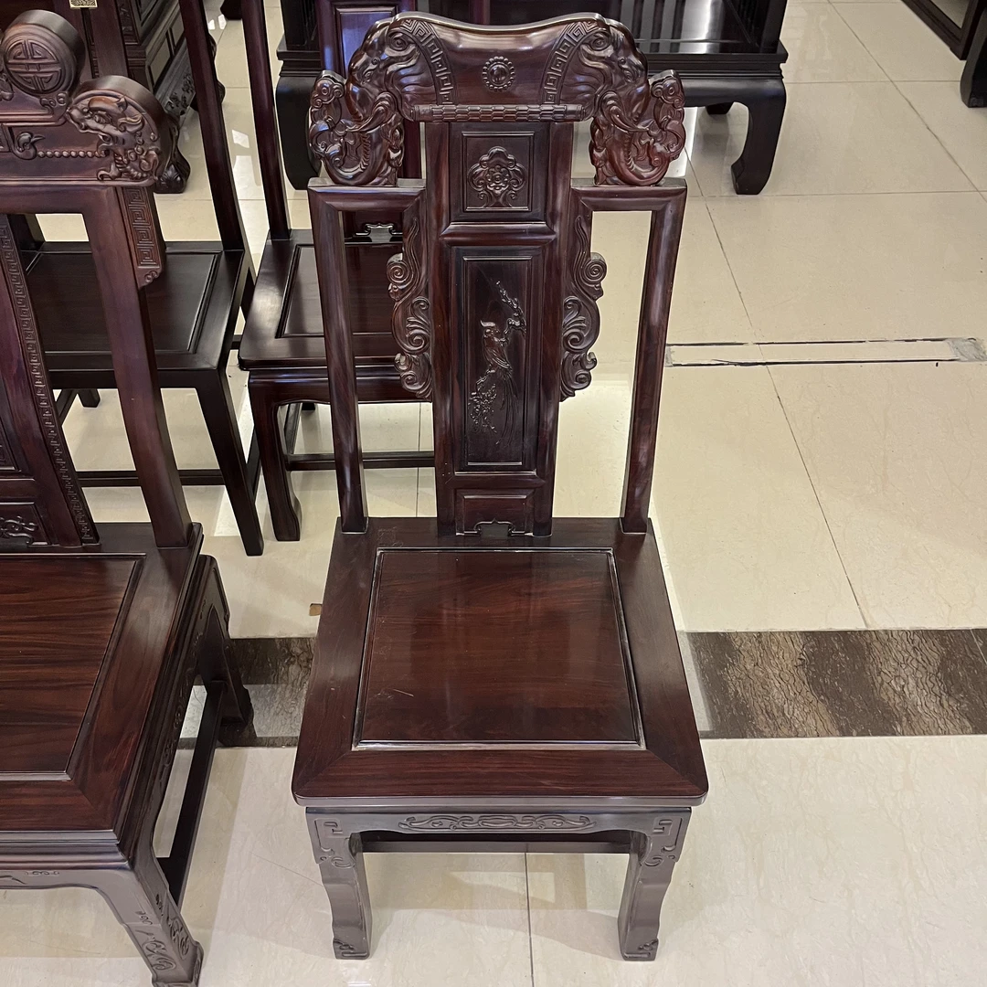 东非酸枝家用餐椅