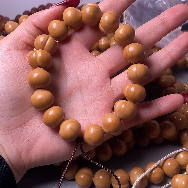 手串猴头核桃17尺寸镜面柯基屁桃手持全品无暇