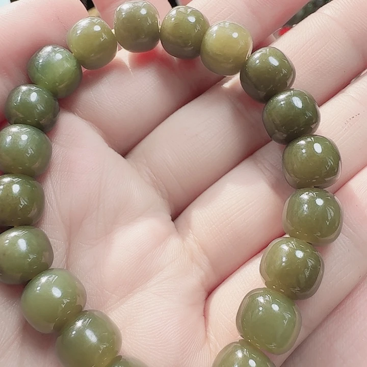 和田玉手串未镶嵌珍**前