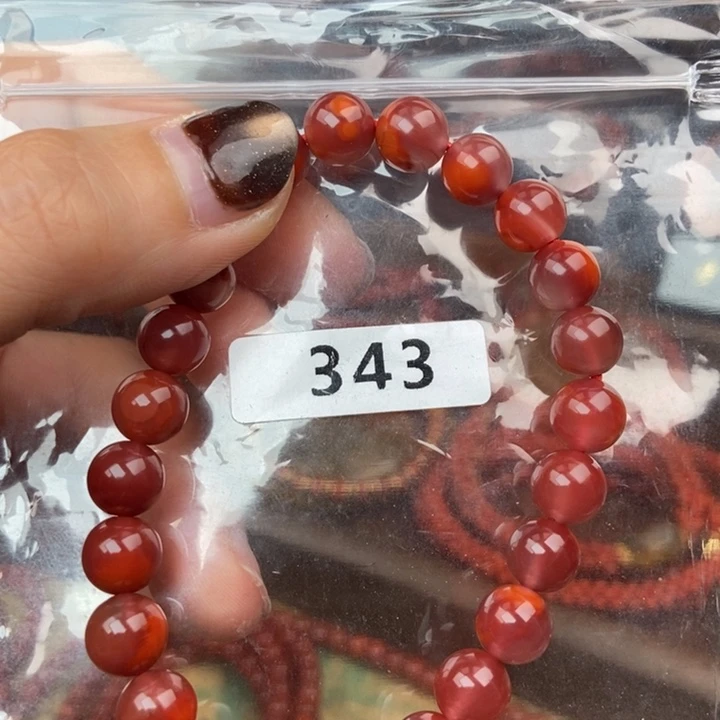 南红玛瑙未镶嵌手链