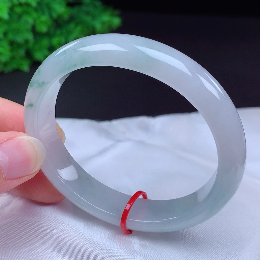 翡翠未镶嵌手镯57贵妃680016