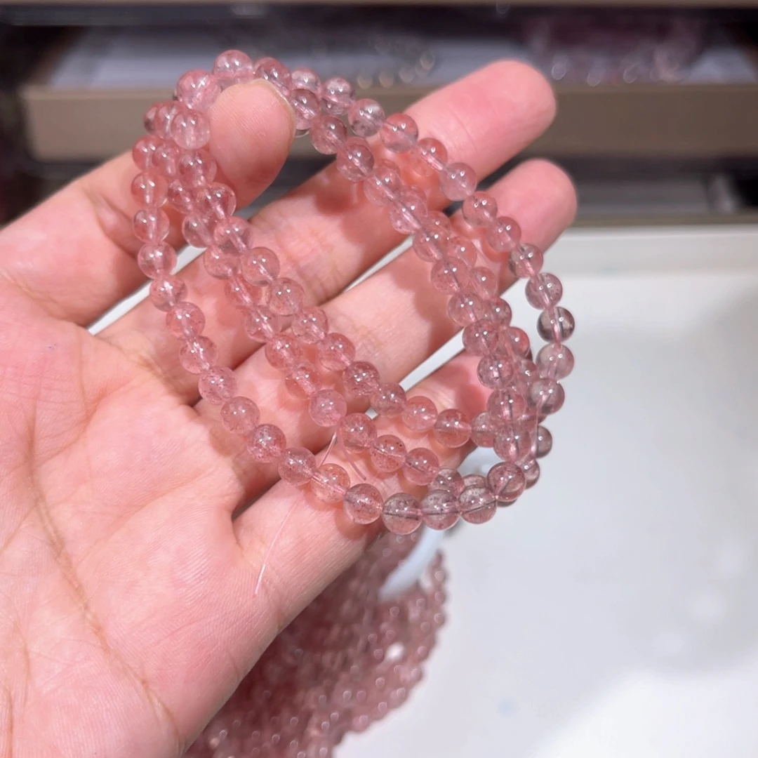 水晶手链未镶嵌草莓晶043