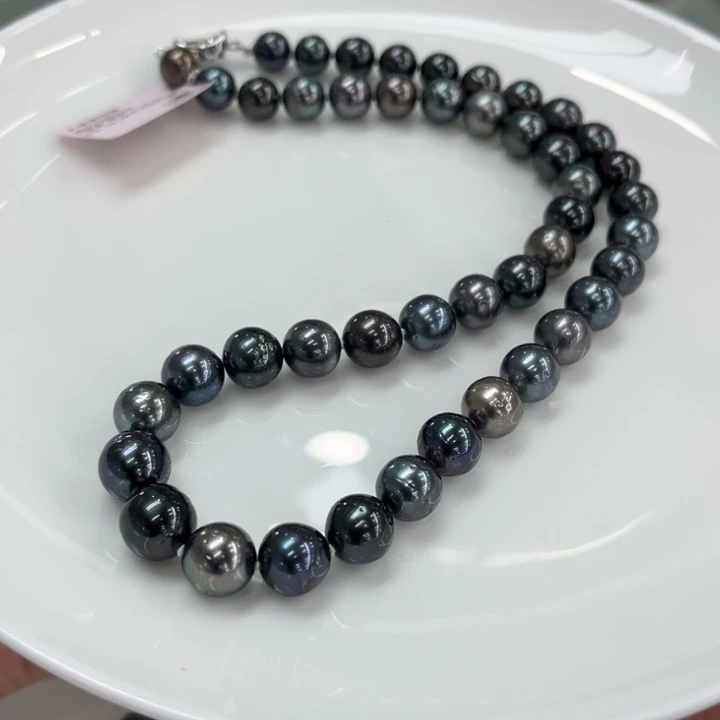 未镶嵌项链海水珍珠莫兰迪8-10mm 86号