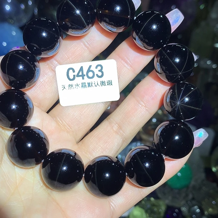 水晶手链17.5mm未镶嵌張*綾手串