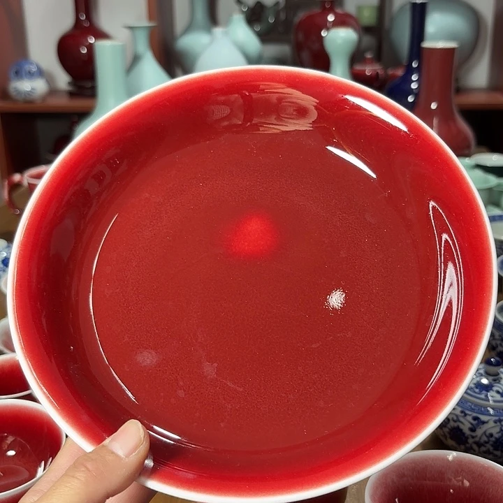 陶瓷景德镇高温陶瓷盘子微瑕