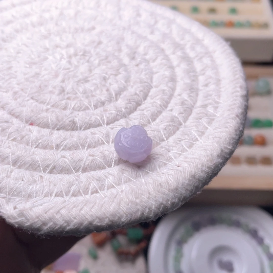 未镶嵌手链翡翠紫莲花珠清货价