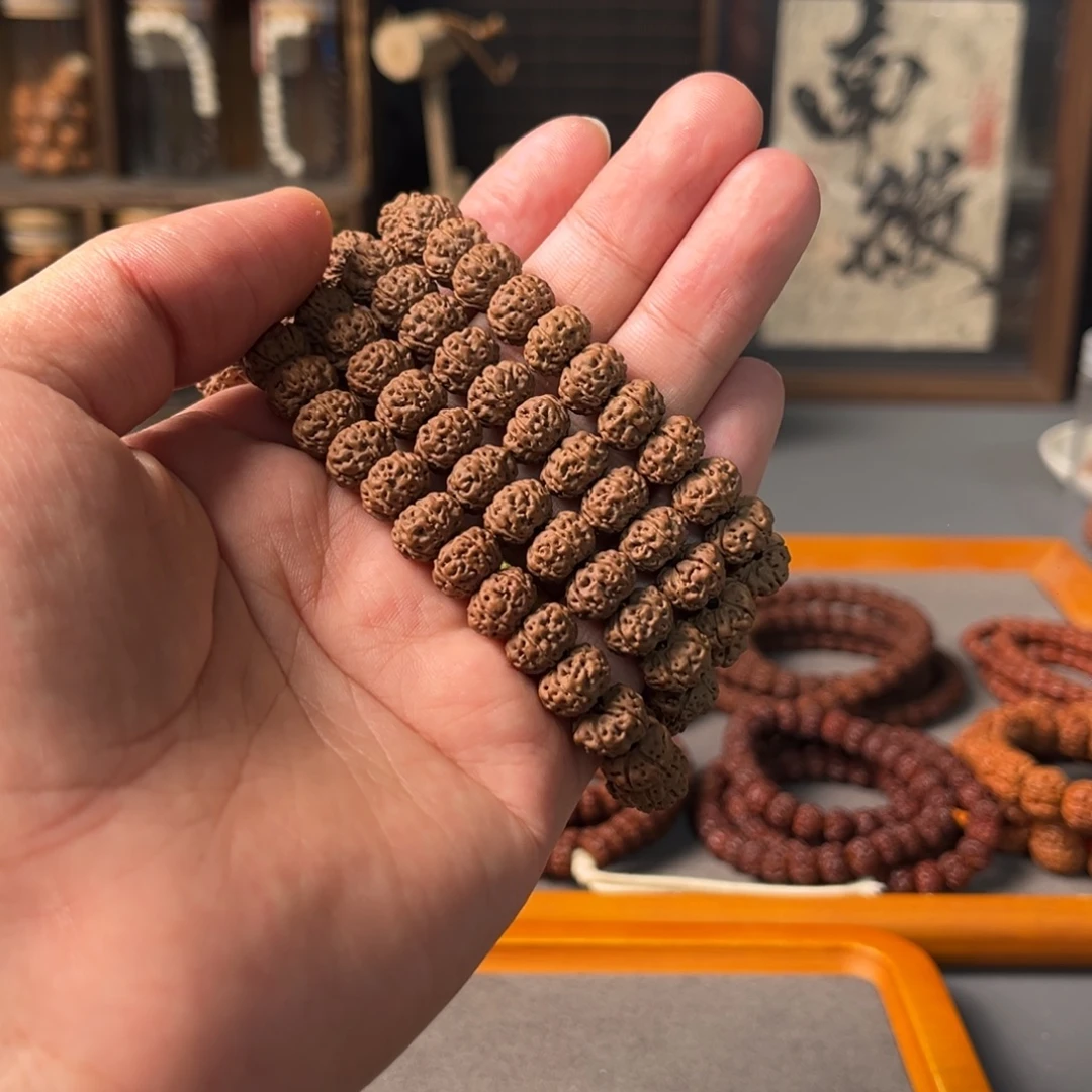 金刚菩提吊坠Aaa凹底梅花脖挂全品飞碟超矮10+