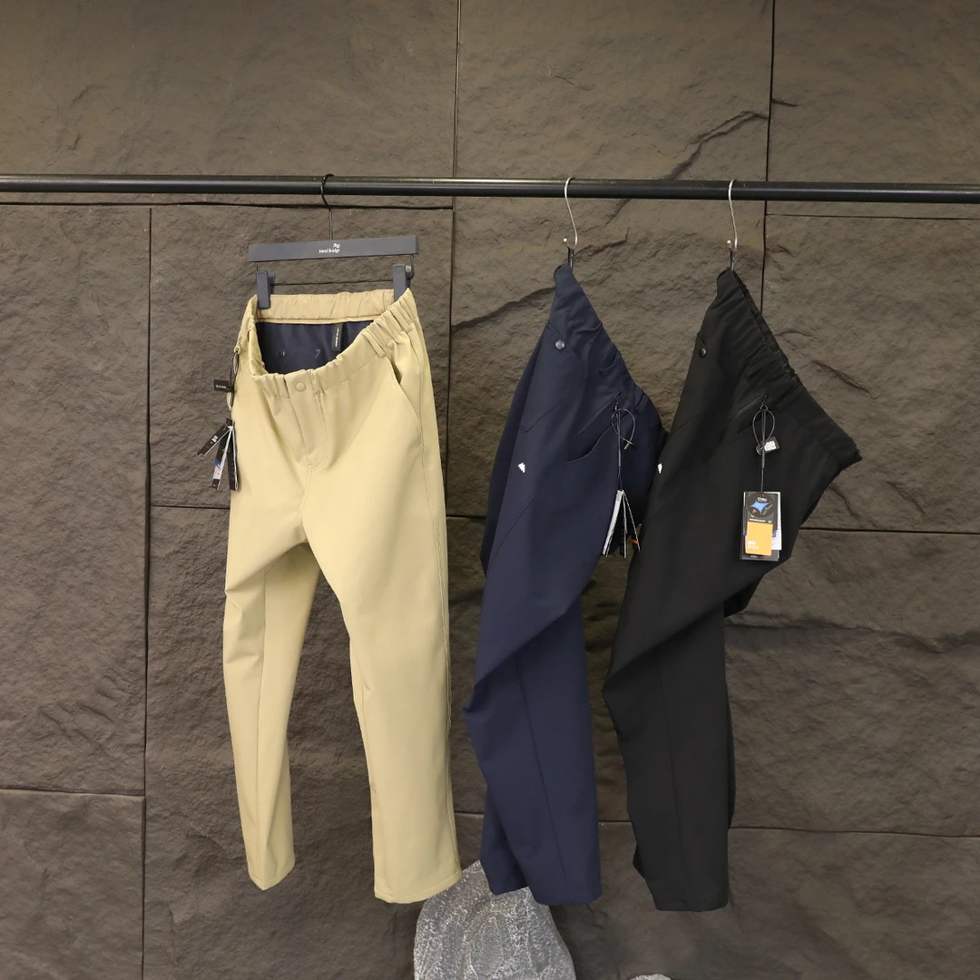 春夏新款#男士#通勤户外百搭休闲裤#立体剪裁防水耐磨软壳裤