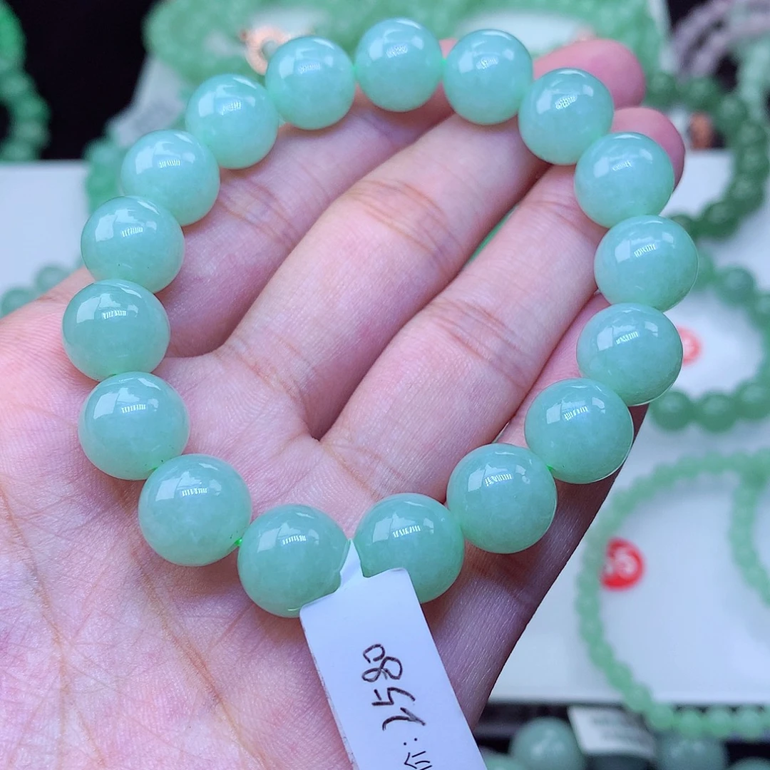 翡翠未镶嵌毛衣链卡12