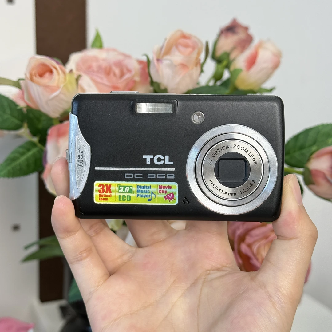 9新  【直播间特价】TCL-DC868 700w像素3倍光变 复古便携CCD