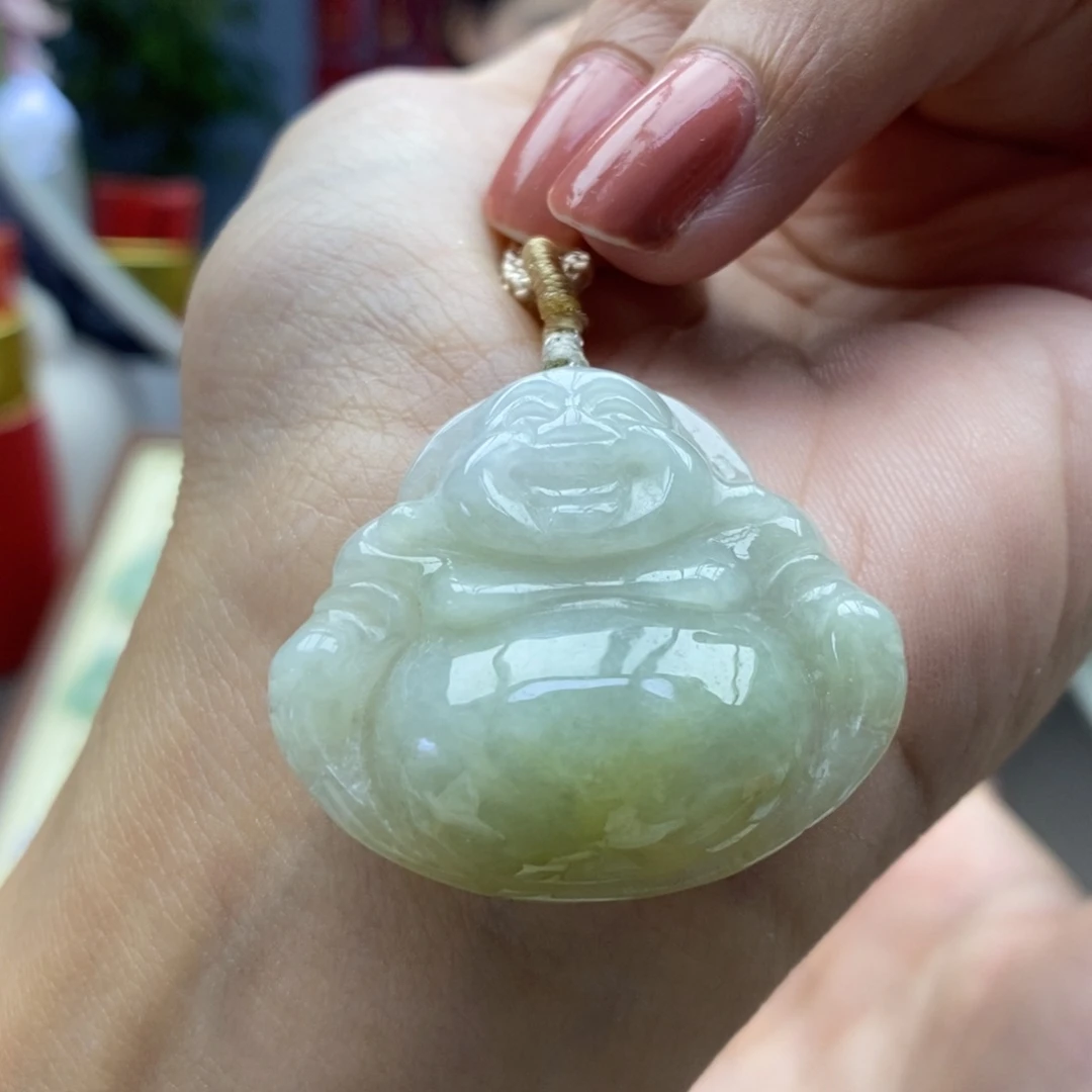 翡翠未镶嵌颈饰吊坠55