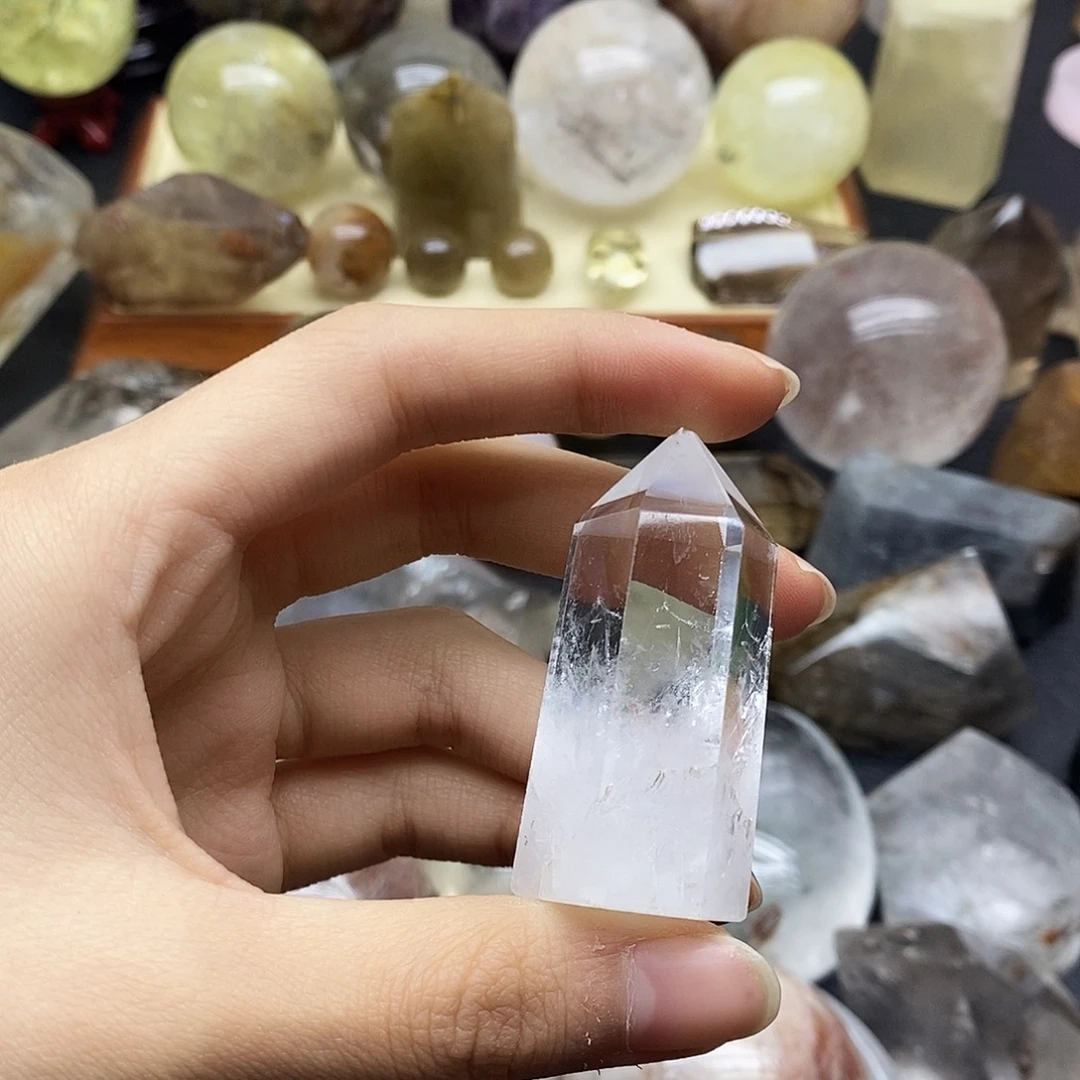 未镶嵌水晶珠宝半成品68水晶石