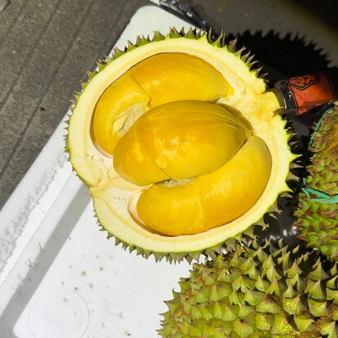 【哈利猫-AA鲜果黑刺保五房】马来西亚新鲜榴莲3斤起