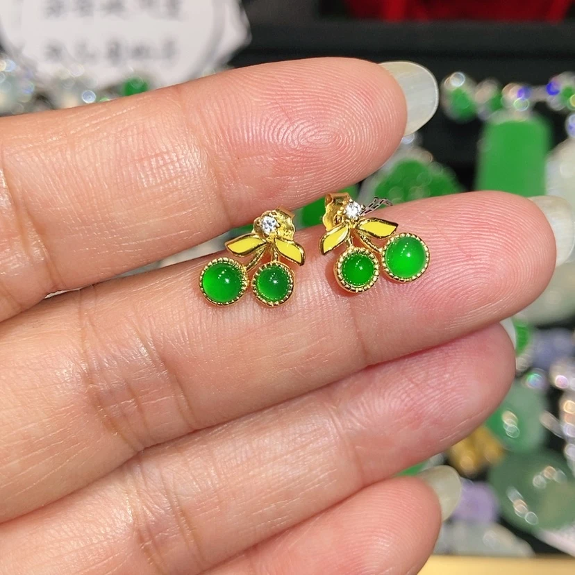 【闪购商品】未镶嵌翡翠耳饰天然翡翠