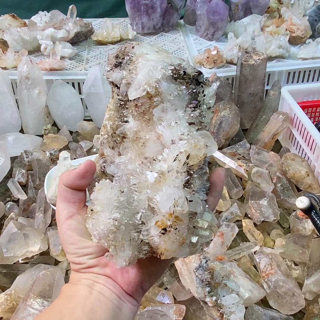 水晶珠宝半成品未镶嵌用****6