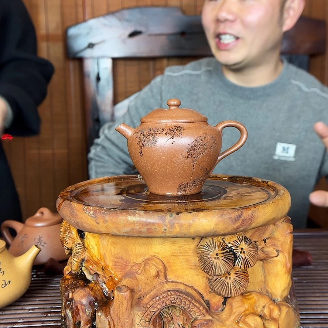 紫砂茶壶熊鸿军老师 降坡泥 180cc