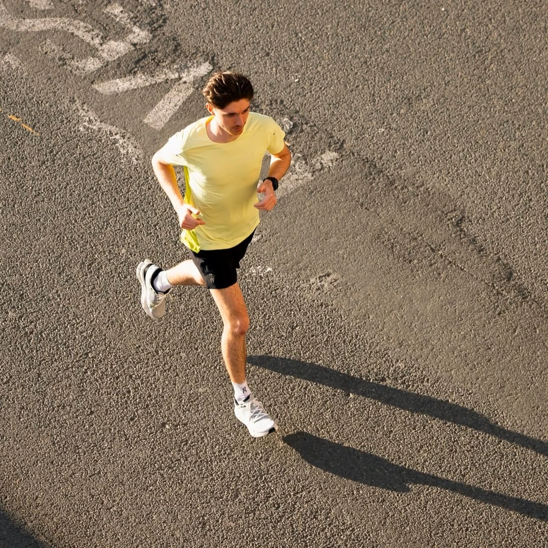 夏日第二层皮肤户外拼接速干高弹T恤