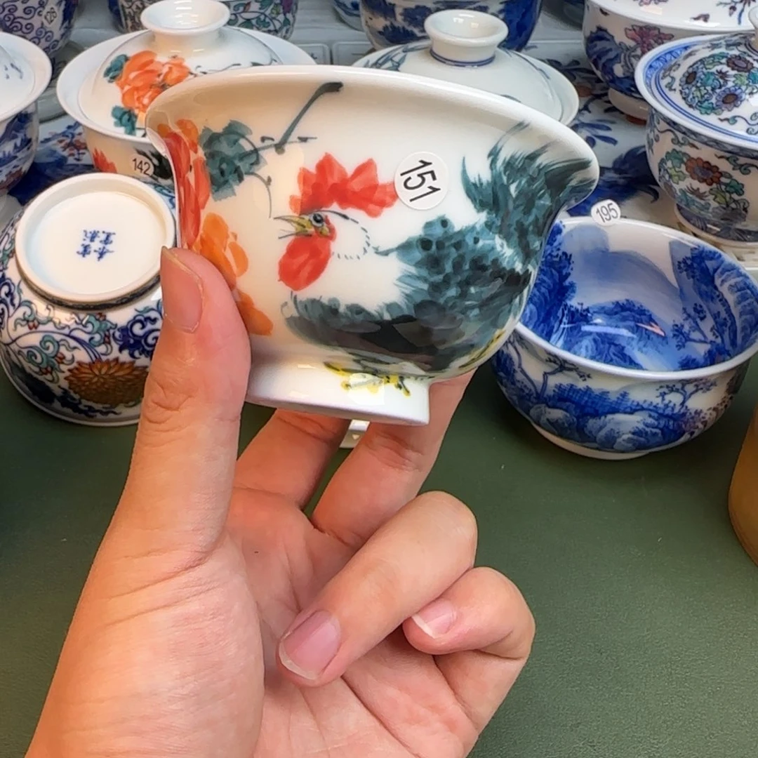 彦祖纯手工手绘茶具151