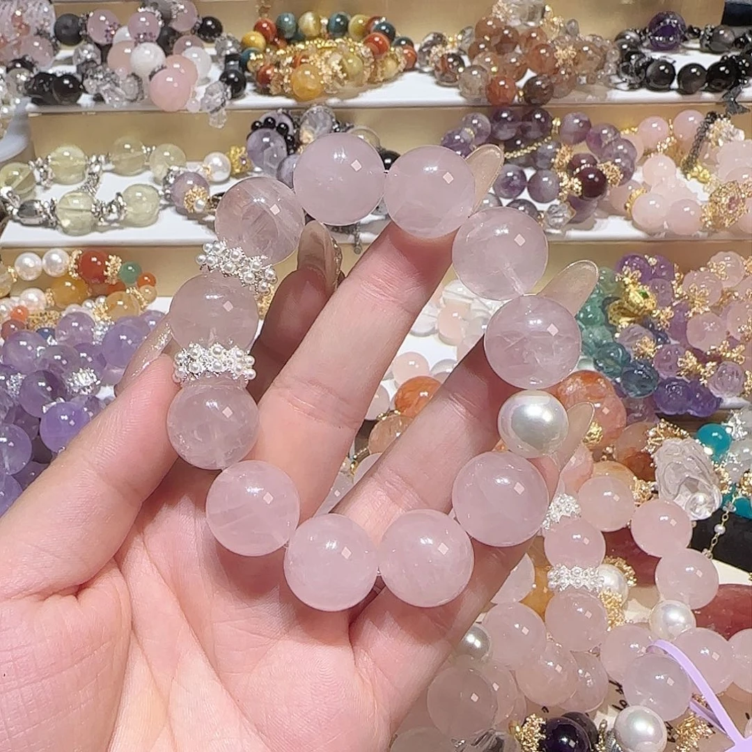 水晶手链未镶嵌吧