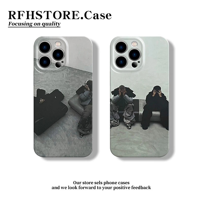 ZMGX朋克枫坐男适用iPhone16/15菲林手机壳华为P70vivo小米oppo硬