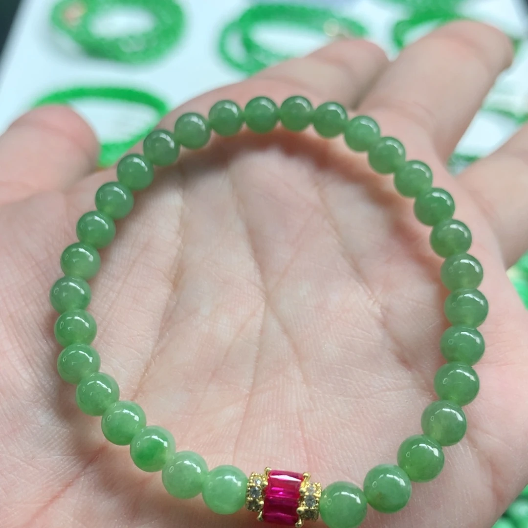 未镶嵌手链翡翠翡翠