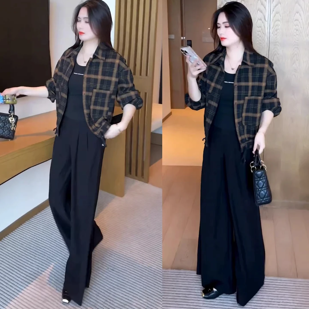 格子短外套女2025秋季新款时髦洋气遮肚子显瘦小个子短款减龄上衣