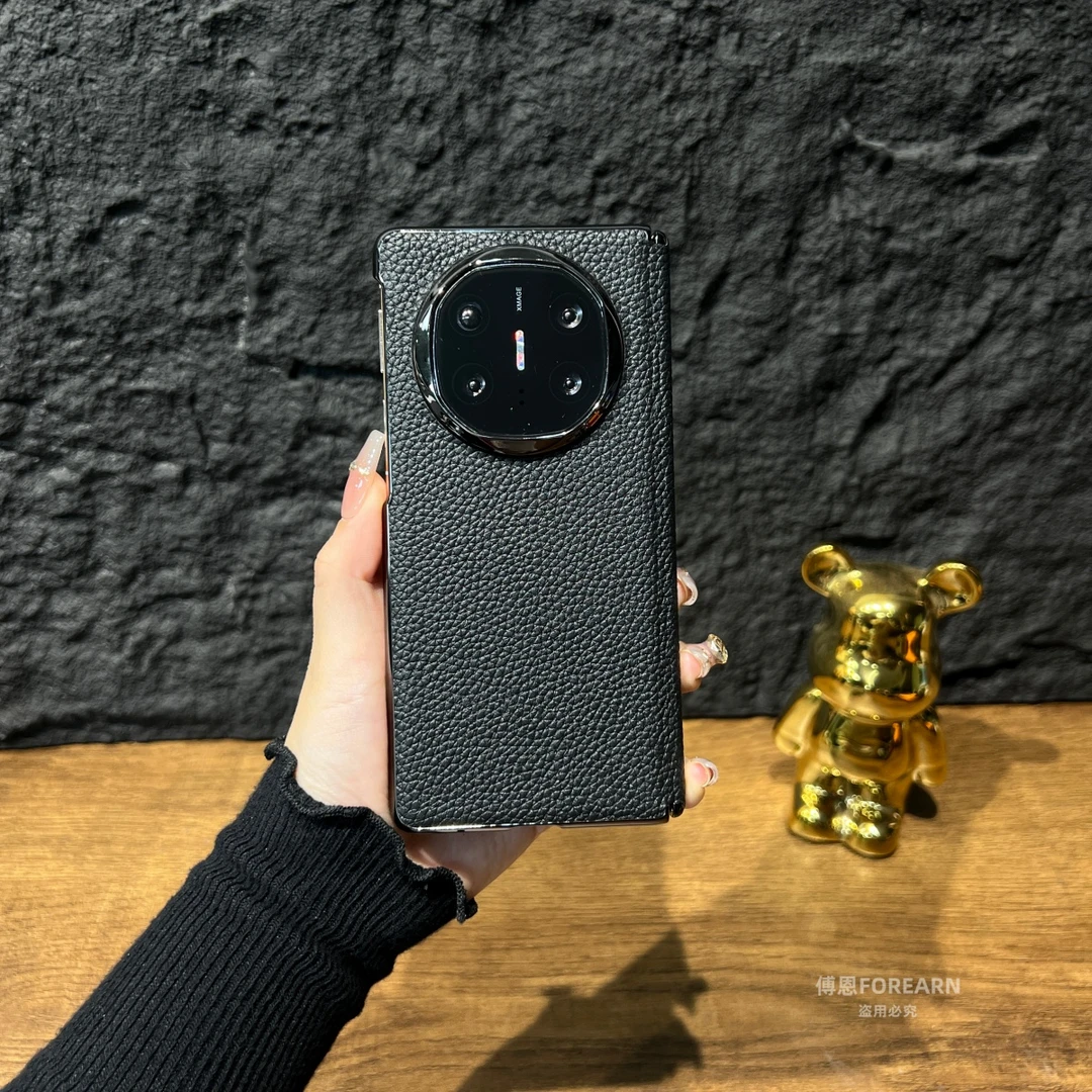 适用于华为matex6手机壳x6真皮ICL-AL10折叠屏新款网红超薄中轴