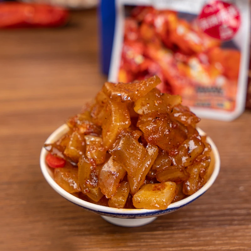 汇牛牛蹄筋香辣板筋即食零食卤味小吃休闲食品独立小包装30小包