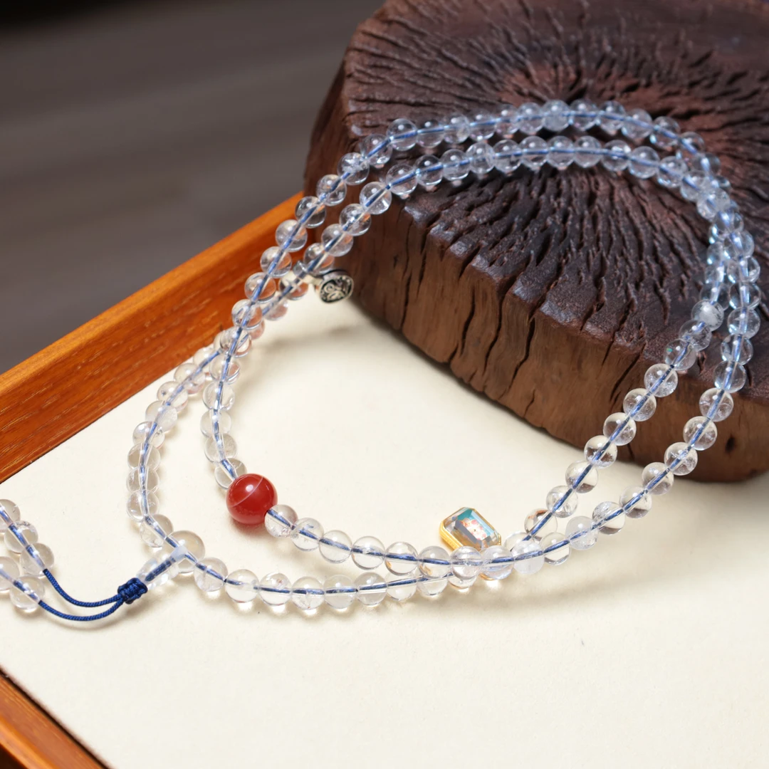 【心如珠宝甄选】守护 | 水晶108凤九项链-YW020