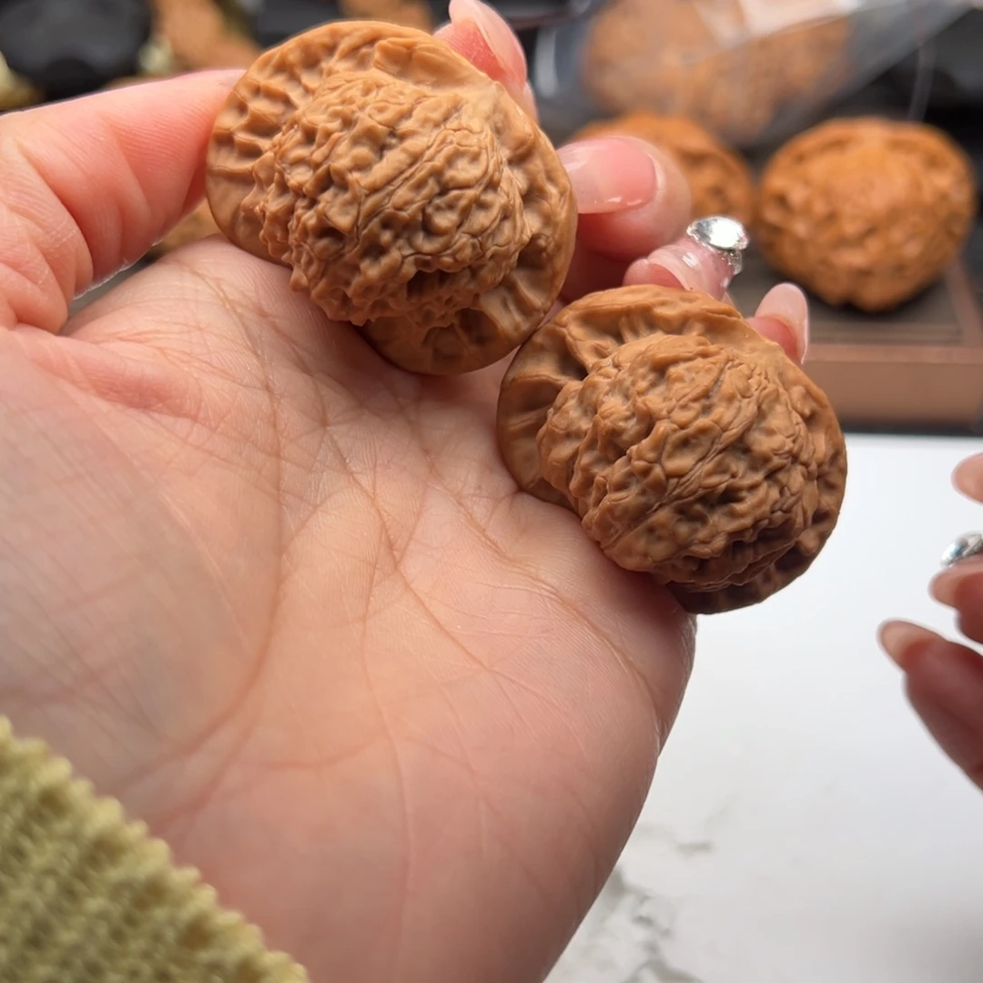 文玩核桃把件宽边41