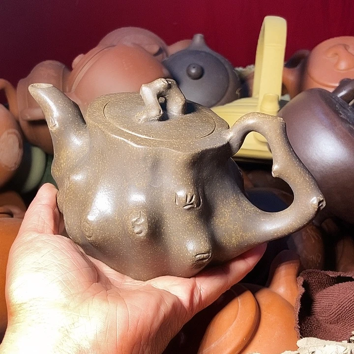 全手工制作宜兴紫砂茶壶