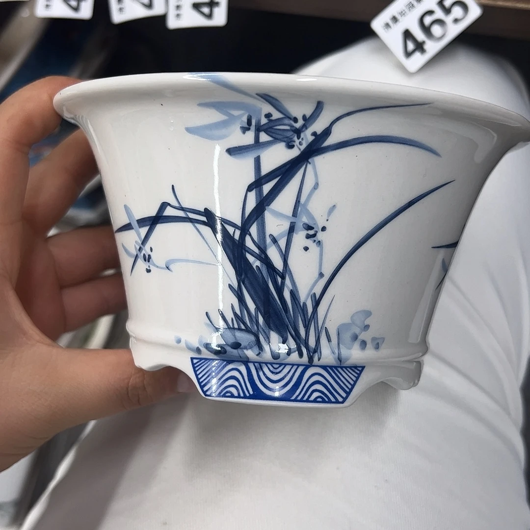 M***）花盆紫砂761号瑕疵15/8cm