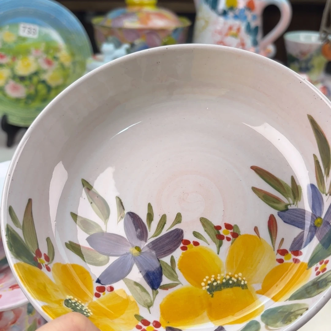 景德镇手绘高温釉下彩陶瓷茶具