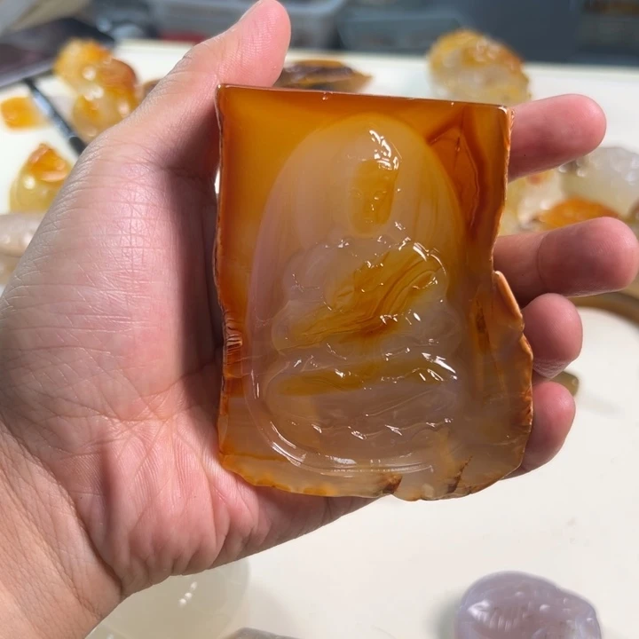 玛瑙/玉髓吊坠(不含链)未镶嵌