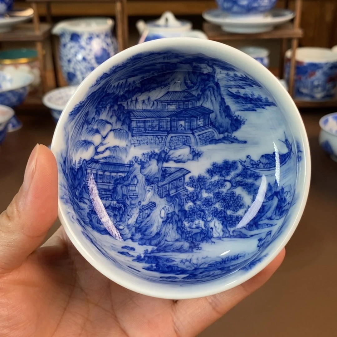 杯景德镇陶瓷手工手绘