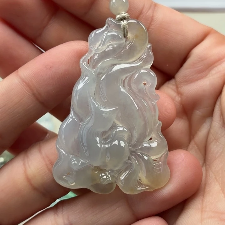 翡翠未镶嵌颈饰天然翡翠a货