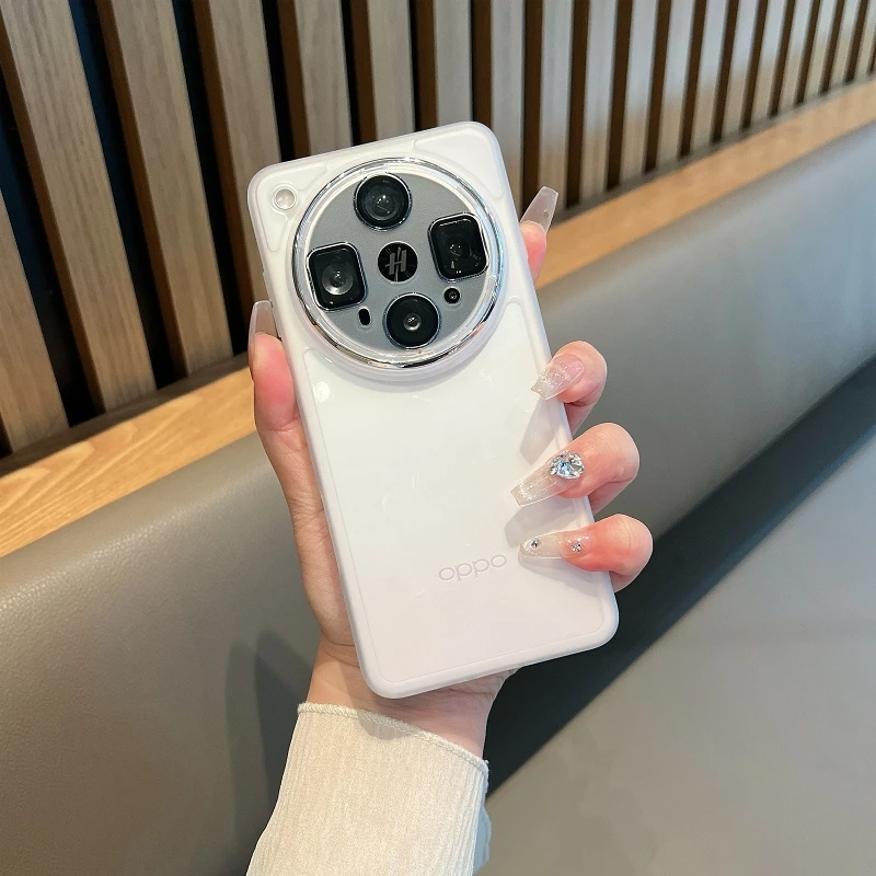 适用于oppofindx8ultra手机壳透明简约全包带镜头膜保护防摔软壳