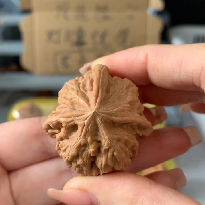 肆****吊坠文玩核桃异形单只，有瑕疵
