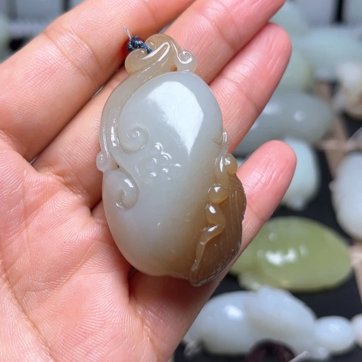 吊坠(不含链)未镶嵌和田玉