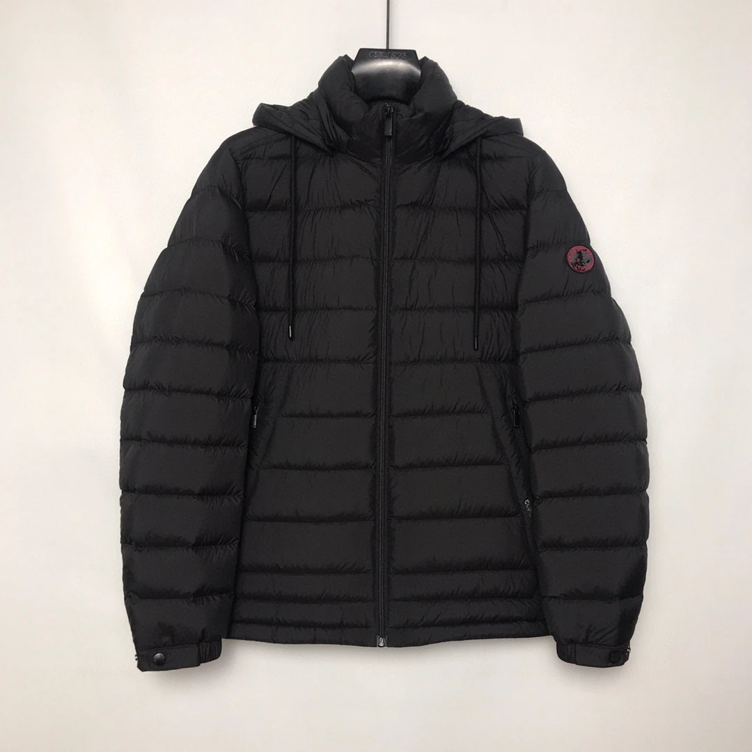 Dite/迪特  经典百搭帽子织带设计黑色羽绒服 2441019