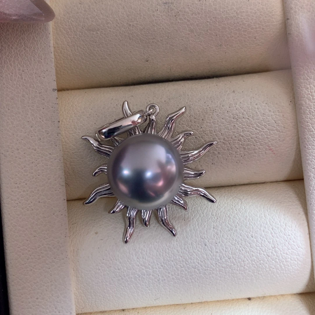 海水珍珠颈饰银S925镶嵌